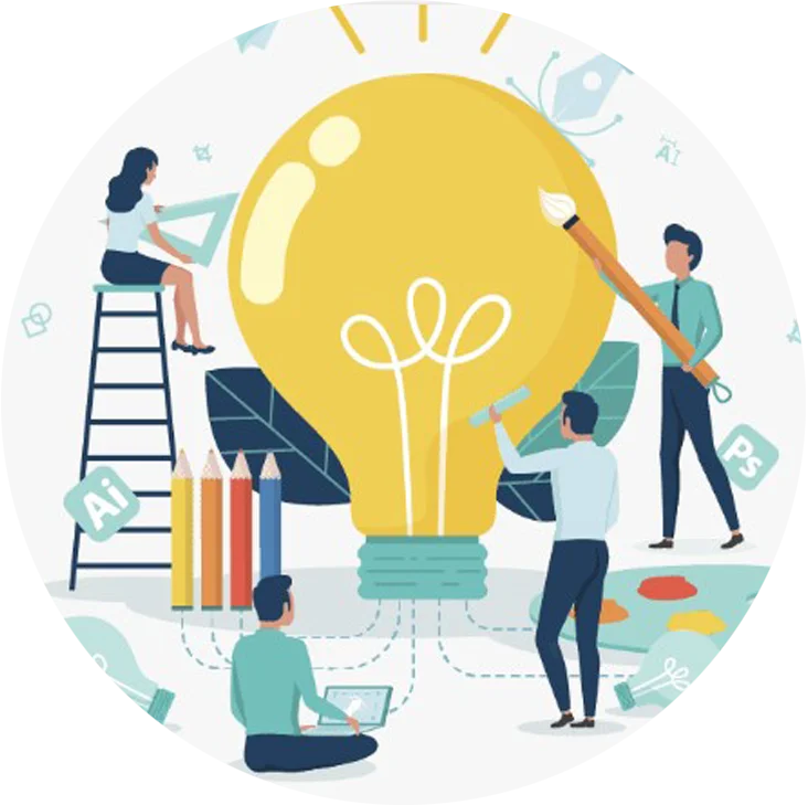   								Tư vấn và lên ý tưởng thiết kế website chuyên nghiệp 							